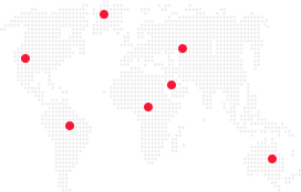Service locations map